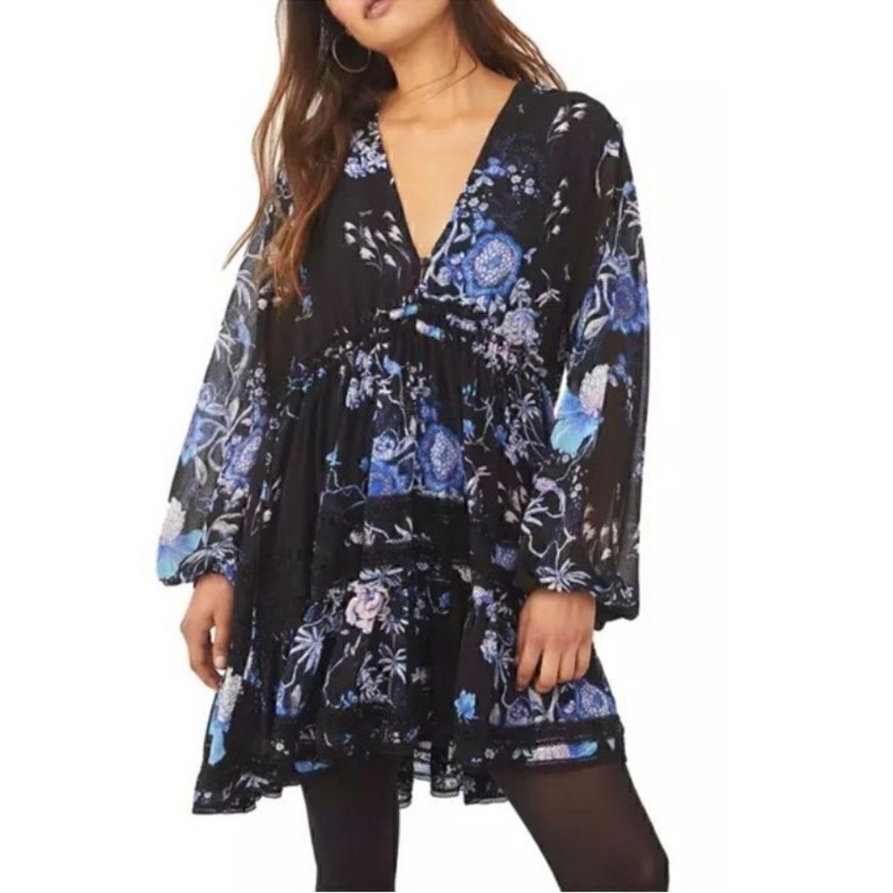 Free People Cherry Blossom Mini Dress Size XS